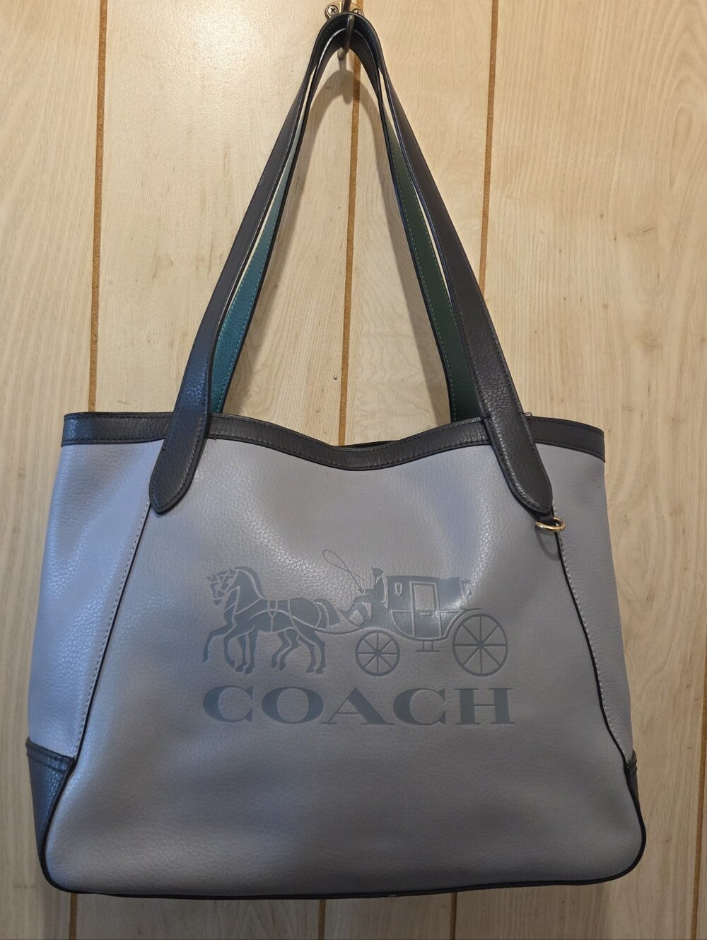 Coach Leather Pebble Tote # 27, Used,